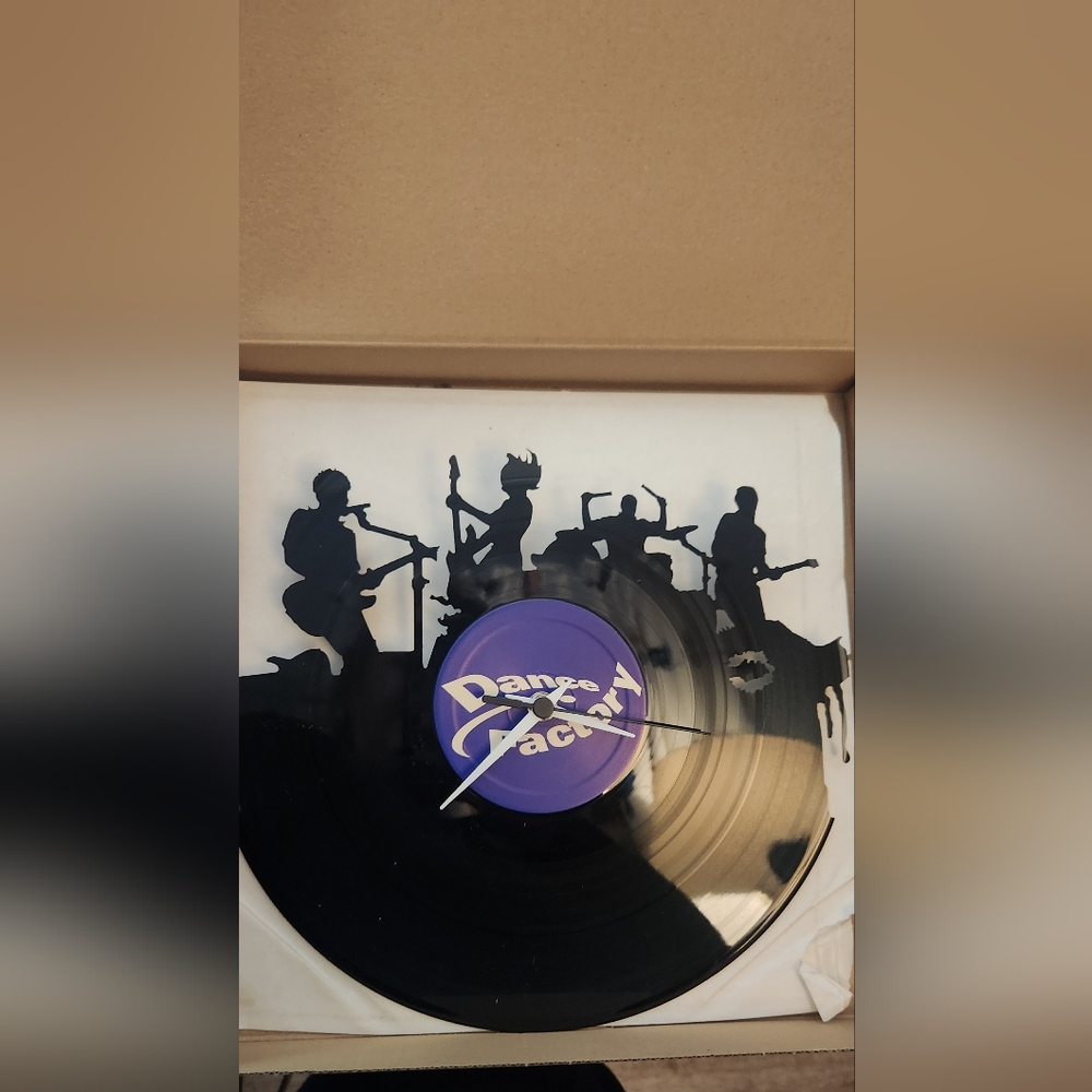 NIB Vinyl Record Clock